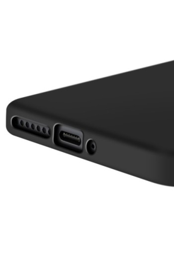 Custodia in Silicone Nera Mayaxess per Xiaomi 15