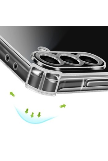 Custodia Antishock con Angoli Rinforzati Trasparente Mayaxess per Samsung Galaxy A56