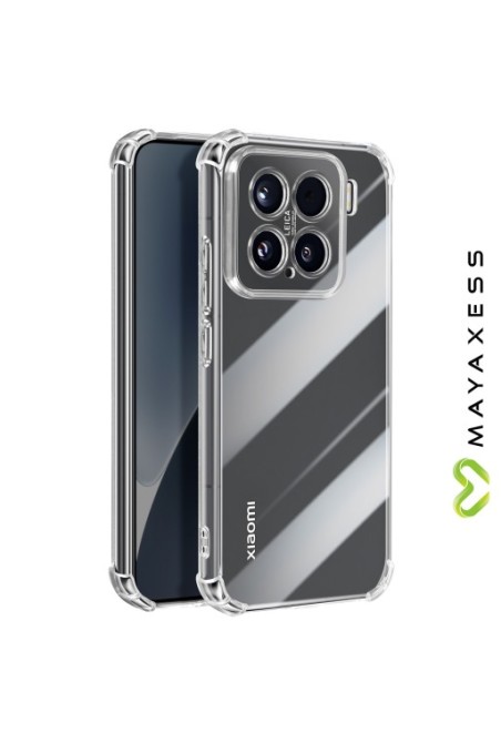 Cover Antiurto con Angoli Rinforzati Trasparente Mayaxess per Xiaomi 15