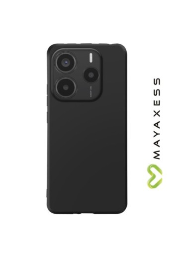 Cover in Silicone Nera Mayaxess per Xiaomi Redmi Note 14 5G