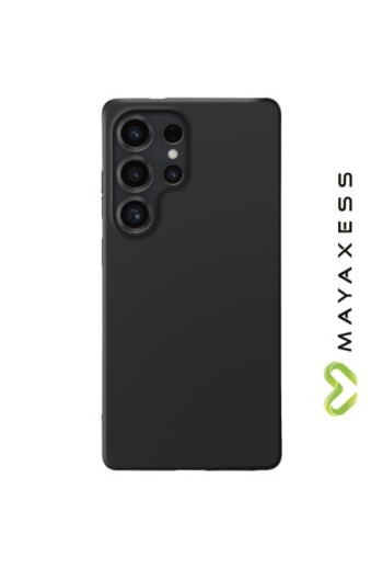 Cover in Silicone Nera Mayaxess per Samsung Galaxy S25 Ultra