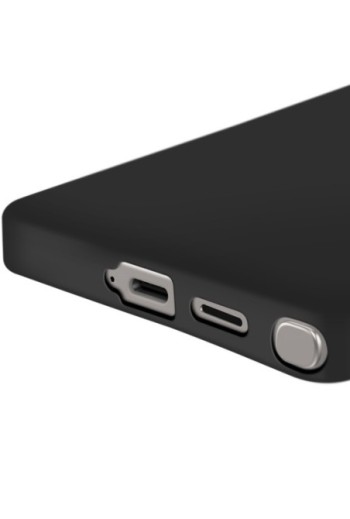 Cover in Silicone Nera Mayaxess per Samsung Galaxy S25 Ultra