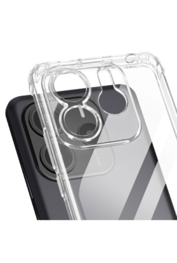 Custodia antiurto con angoli rinforzati trasparente per Xiaomi Redmi Note 14 5G