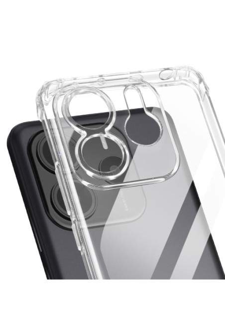 Custodia antiurto con angoli rinforzati trasparente per Xiaomi Redmi Note 14 5G