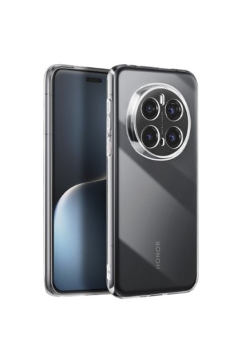 Custodia in silicone morbido trasparente per Honor Magic 7 Pro