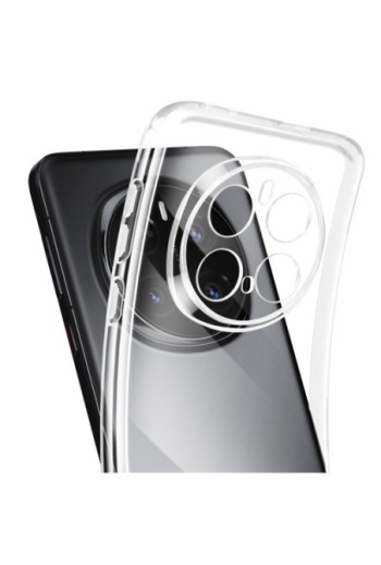 Custodia in silicone morbido trasparente per Honor Magic 7 Pro