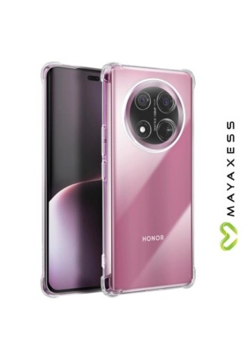 Custodia antiurto Mayaxess con angoli rinforzati trasparente per Honor Magic 7 Lite