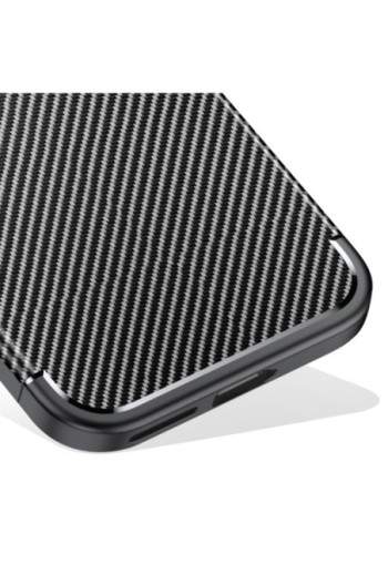 Cover in Silicone Carbonio Anticaduta Nera per Google Pixel 9a