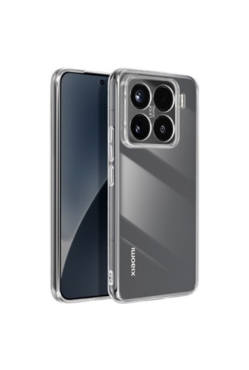 Custodia in silicone morbido trasparente per Xiaomi 15 Pro