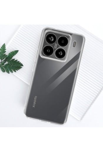 Cover trasparente in silicone morbido per Xiaomi 15