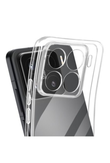 Cover trasparente in silicone morbido per Xiaomi 15