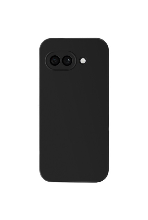 Cover in silicone opaco nera per Google Pixel 9a