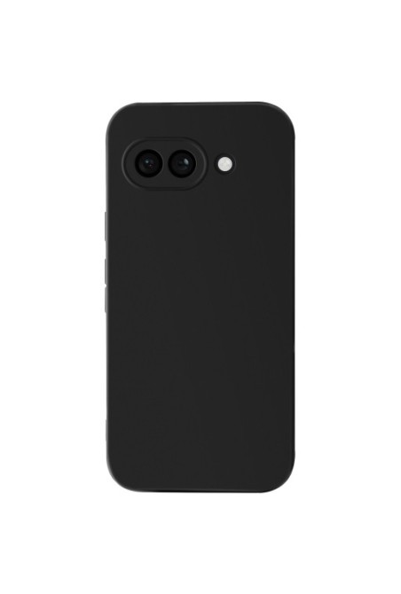Cover in silicone opaco nera per Google Pixel 9a