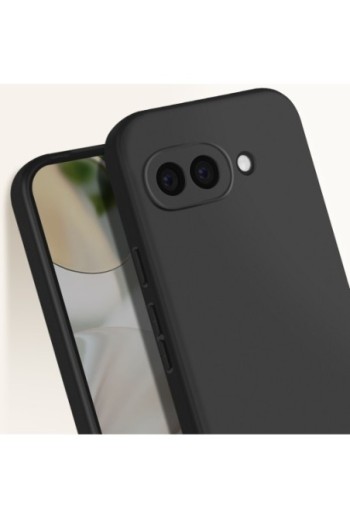 Cover in silicone opaco nera per Google Pixel 9a