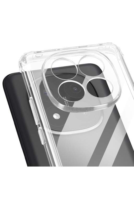 Cover Xiaomi Redmi Note 14 Pro Plus à Monete Paraurti Trasparente