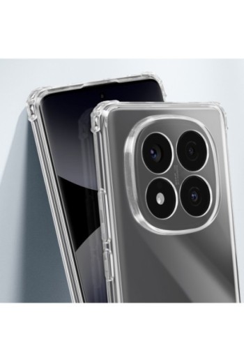 Cover Xiaomi Redmi Note 14 Pro Plus à Monete Paraurti Trasparente