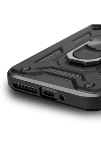 Cover con anello Xiaomi 15 Antiurto con copertura fotocamera Nero Mayaxess