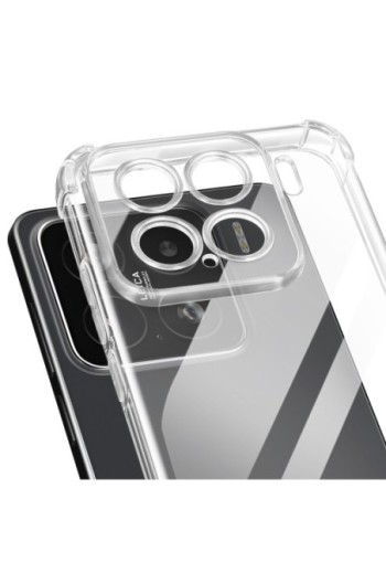 Custodia Xiaomi 15 Pro con angoli paracolpi Trasparente