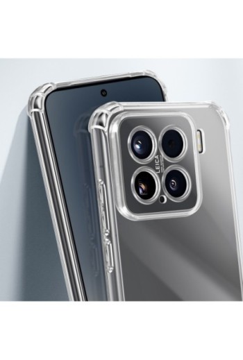 Custodia Xiaomi 15 Pro con angoli paracolpi Trasparente
