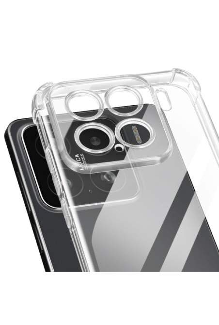 Custodia Xiaomi 15 con angoli paracolpi Trasparente