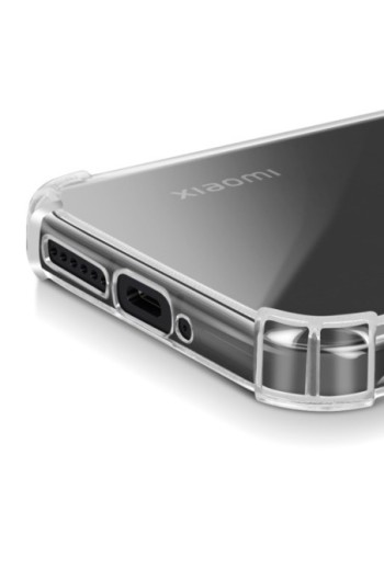 Custodia Xiaomi 15 con angoli paracolpi Trasparente