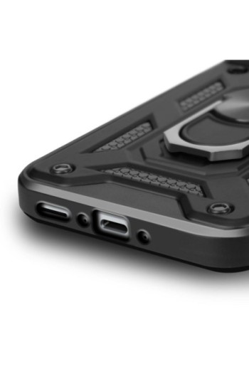 Custodia anello Samsung Galaxy A36 Antiurto con copertura per fotocamera Nero Mayaxess