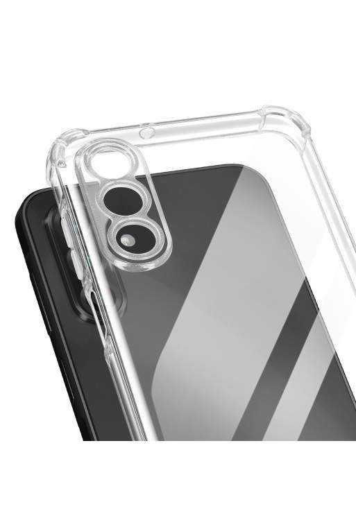 Custodia Samsung Galaxy A26 con angoli paracolpi Trasparente