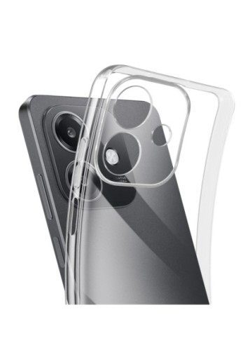 Cover Oppo A40 Lunetta in silicone antiurto Transparente