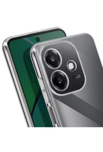 Cover Oppo A40 Lunetta in silicone antiurto Transparente