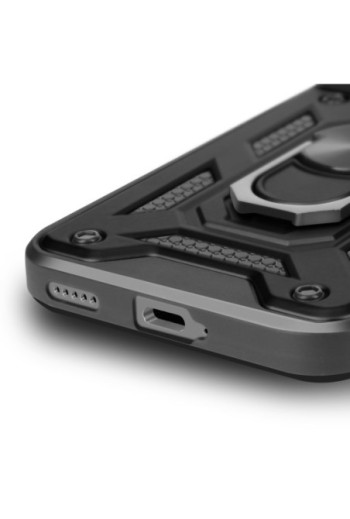 Cover antiurto con anello magnetico per Honor Magic 7 Pro Nera Mayaxess