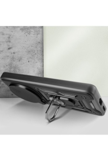 Cover antiurto con anello magnetico per Honor Magic 7 Pro Nera Mayaxess