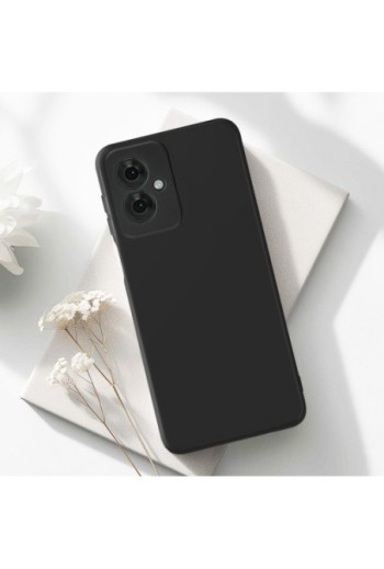 Cover Motorola Moto G55 Semirigido Soft-touch Nero