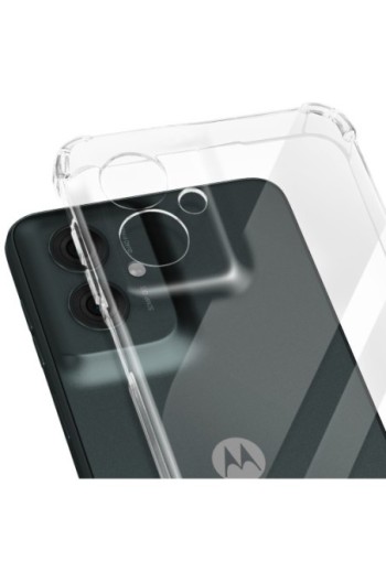 Cover Motorola Moto G55 à Monete Paraurti Trasparente
