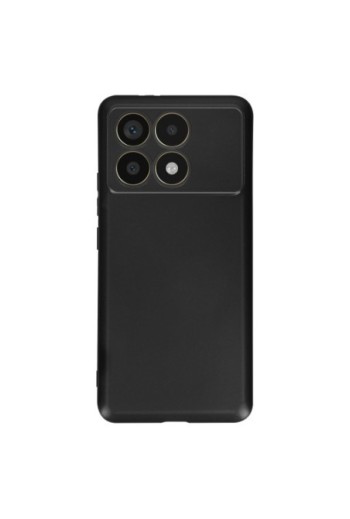 Cover Xiaomi Poco F6 Pro Fotocamera protetta Nero