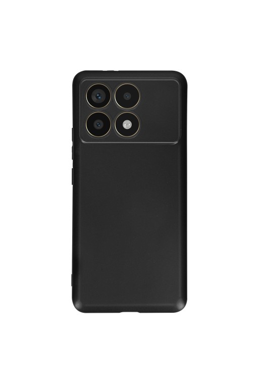 Cover Xiaomi Poco F6 Pro Fotocamera protetta Nero
