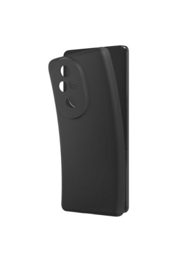 Cover Honor 200 Pro Silicone flessibile Nero Mayaxess