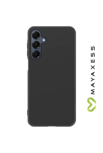 Cover Samsung Galaxy A16 Silicone flessibile Nero Mayaxess