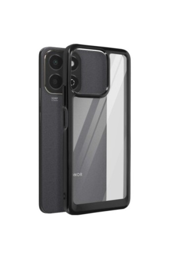 Cover Honor 200 Smart Contorno rigido e morbido Nero