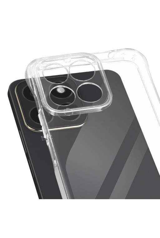 Cover Honor 200 Smart à Paraurti a moneta Trasparente