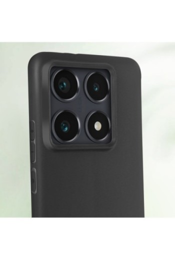 Cover Xiaomi 14T Silicone flessibile Nero Mayaxess