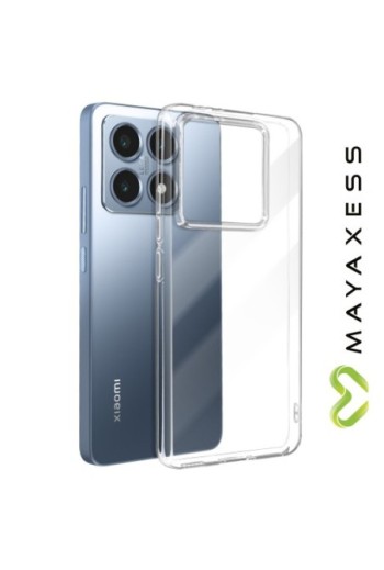 Cover Xiaomi 14T Silicone flessibile Trasparente Mayaxess