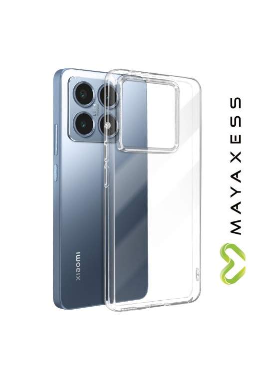 Cover Xiaomi 14T Silicone flessibile Trasparente Mayaxess