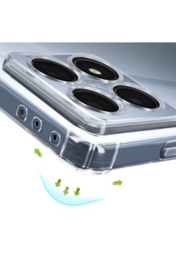 Cover Xiaomi 14T Angoli del paraurti rinforzati Trasparente Mayaxess