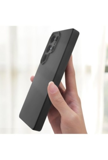 Cover Samsung Galaxy S25 Ultra Protezione opaca Nero