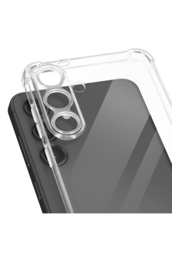 Cover Samsung Galaxy S25 à Paraurti a moneta Trasparente