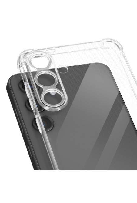 Cover Samsung Galaxy S25 à Paraurti a moneta Trasparente