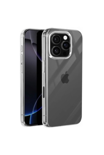 Cover iPhone 16 Pro Silicone flessibile Trasparente Mayaxess