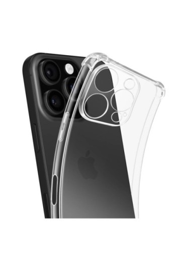 Cover iPhone 16 Pro Angoli del paraurti rinforzati Trasparente Mayaxess