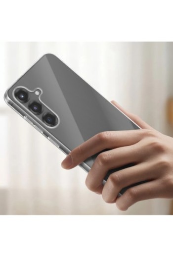 Cover Samsung Galaxy S25 Plus Protezione fine 1 mm Trasparente