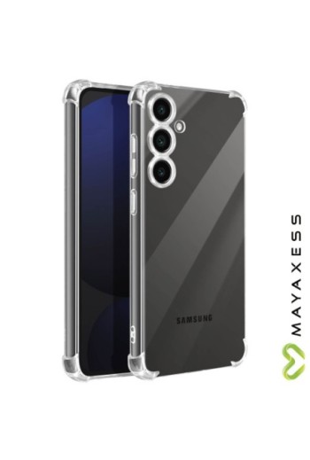 Cover Samsung Galaxy S24 FE Angoli del paraurti rinforzati Trasparente Mayaxess